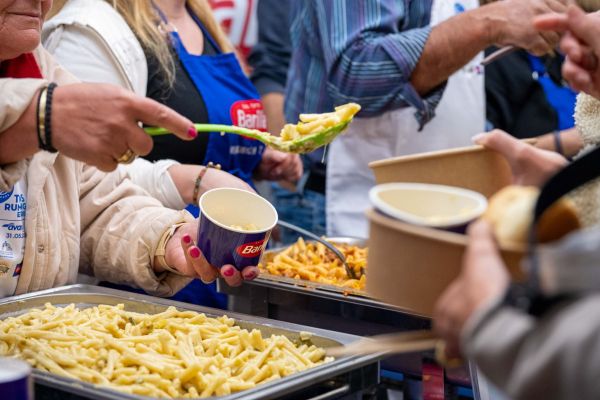 Tinos-Pasta-Party Pasta Party at Tinos before the half marathon